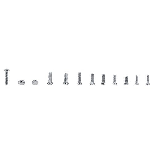 600pcs Small Screws Nuts Assortment Kit Stainless Steel Hardware 12 Size M1 M1.2 M1.4 M1.6, Nut
