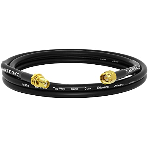 3FT RG58 SMA Male to Female Antenna Extension Cable Jumper Wire - color: SMA Cable, size: 3FT