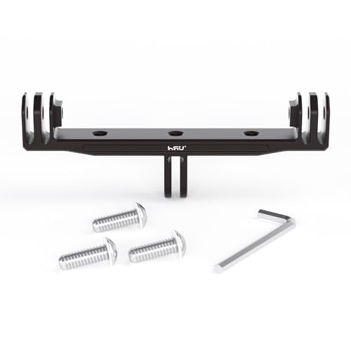 HSU Aluminum Dual Twin Mount Adapter (Extension) for GoPro - color: Extension