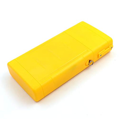 CUESOUL ANTIE Hard Dart Case, Holds 6 Steel/Soft Tip Darts & Extra Tips, Shafts & Flights, Durable Use - color: Solid Yellow