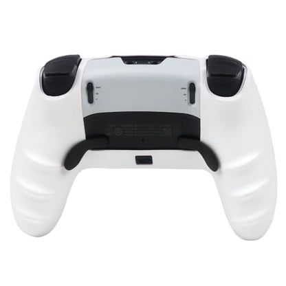 RALAN Tiger Silicone Controller Skins with 2 Thumb Gripsr Compatible with PS5 Dualsense Edge Controller Play Station 5 Accessories, Sweat-Proof Anti-Slip Cover Skin Protecto - color: Tiger White Red
