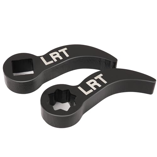 Pry Bar Wrench Adapter 2-Pack, 12mm Superhard Carbon Steel Crowbar Head Tool for Half Shaft Removal & Car Repair, 1/2" Drive (8-Point + 4-Point)