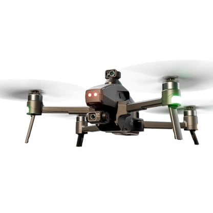 Drone with 3-Axis Gimbal & 4K Camera, 5G FPV Transmission, GPS + Optical Flow Positioning, Brushless Motor, 360° Laser Obstacle Avoidance, 7-Level Wind Resistance