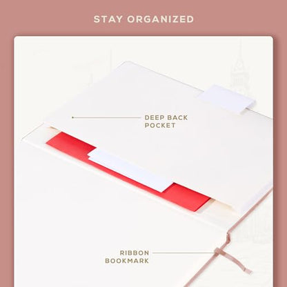 Beechmore Books A4 8.5x11 Mixed Media Sketchbook 300 GSM/140lb - color: Rose Wood, size: A4 - 8.5" x 11.5" Large