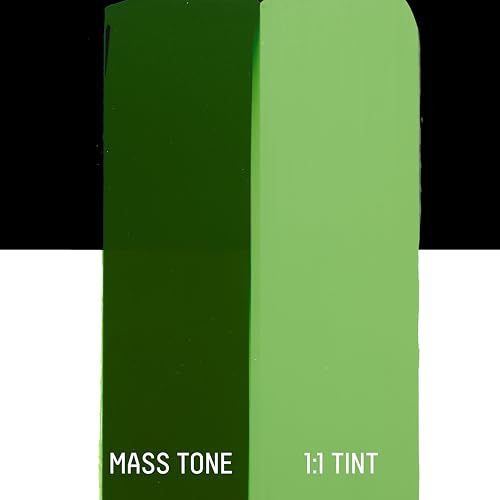 Liquitex BASICS Acrylic Paint, 8.5-oz Tube, Hooker’s Green Hue Permanent - color: Hooker’s Green Hue Permanent, size: 8.45 Fl Oz (Pack of 1)