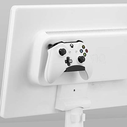 BRAINWAVZ Game Controller Holder Wall Mount Stand (2 Pack) for Xbox, PS5, Series X, ONE, PS4, PS3, Switch, Nintendo, PC & More, Fits Latest & Retro Gamepads, Stick On, Easy to Install, UGC1 - color: 2 Pack