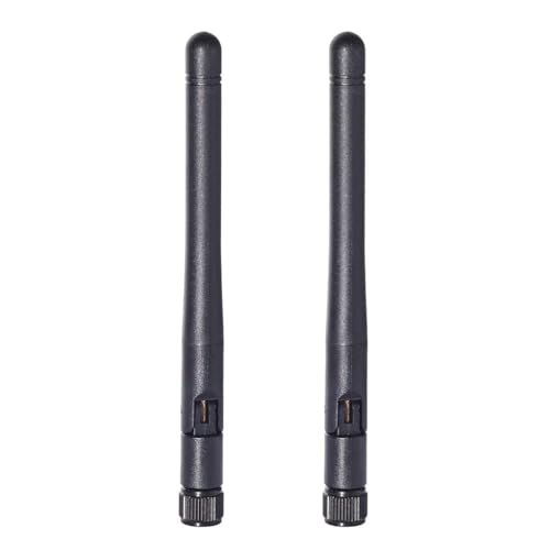 Bingfu Dual Band WiFi 2.4GHz 5GHz 5.8GHz 3dBi MIMO RP-SMA Male Antenna (10-Pack) for WiFi Router Wireless Network Card USB Adapter Security IP Camera Video Surveillance - color: [RP-SMA Male] Antenna 10-Pack - Black