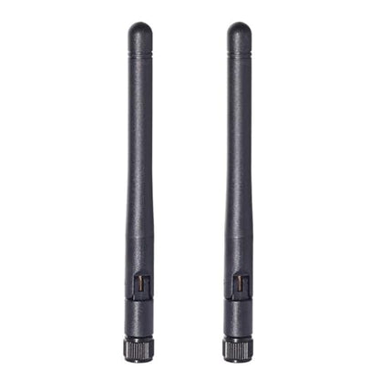 Bingfu Dual Band WiFi 2.4GHz 5GHz 5.8GHz 3dBi MIMO RP-SMA Male Antenna (10-Pack) for WiFi Router Wireless Network Card USB Adapter Security IP Camera Video Surveillance - color: [RP-SMA Male] Antenna 10-Pack - Black