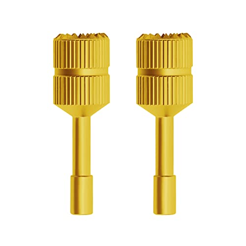 Mini 5 Pro Joysticks Sticks for DJI RC 2/RC Remote Controller, Aluminum Control Sticks Replacement Joystick Thumb Rocker for DJI Mini 5 Pro/4 Pro/Air 3/Mini 3 Pro Drone Accessories - color: Gold