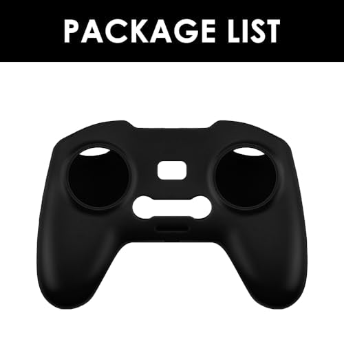 CAPART Silicone Protective Cover Skin Sleeve for DJI FPV Controller 2, Compatible with DJI FPV and DJI Avata Drone (Black)