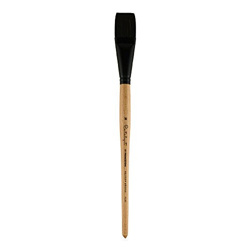 Princeton Catalyst, Series 6400, Long-Handle Synthetic Polytip Bristle Paint Brush, Flat, 16 - size: Size 16