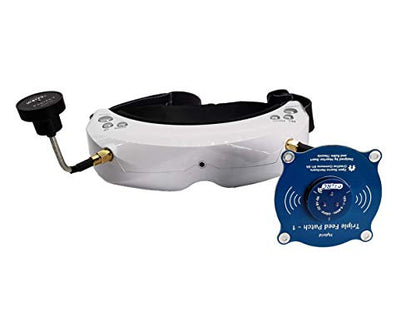 5.8G Triple Feed High Gain Pagoda Directional Patch Antenna for FPV Goggle - color: Triple Feed