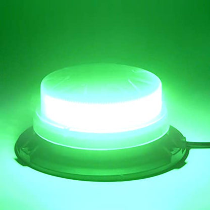 Green Led Emergency Strobe Beacon Lights for Car Vehicles 12V 24V 24-LEDs - color: #4 Green