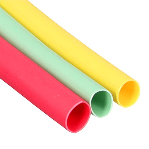 3M Heat Shrink Thin Wall Tubing Assortment Pack FP-301, 1/4 in x 6 in