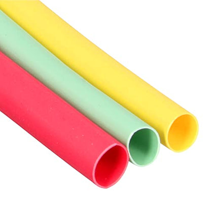 3M Heat Shrink Thin Wall Tubing Assortment Pack FP-301, 1/4 in x 6 in