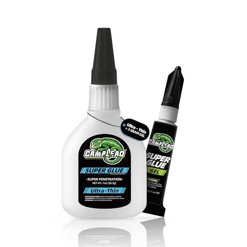 Ultra-Thin Super Glue Liquid 28.3 Gram with 3 Gram Superglue Gel - size: 1 oz., style: ULTRA-THIN VISCOSITY