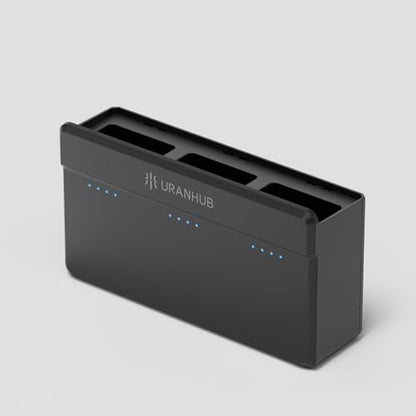 UranHub G30 Drone 3-in-1 Charging Dock, Compatible with UranHub G30 Drones, Black Brown