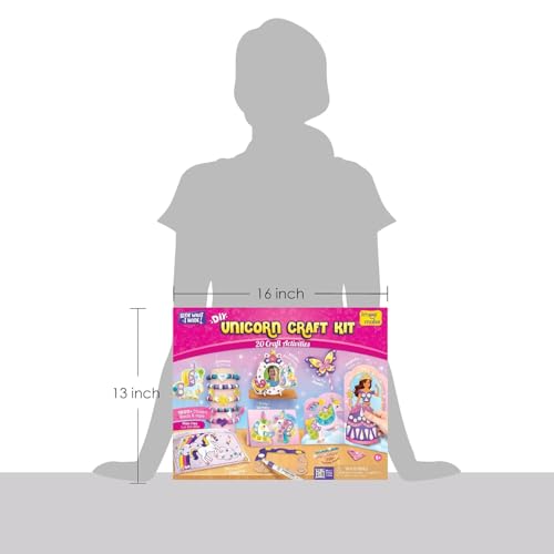 Imagimake Unicorn Craft Kit, 20 Mess-Free Creative Activities for Girls - style: Unicorn Craft Kit