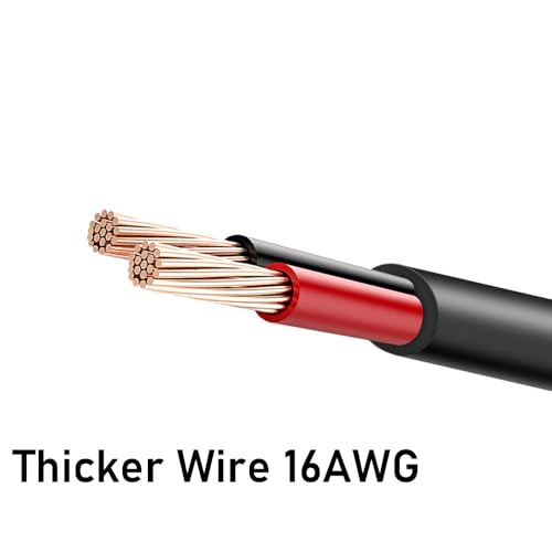 2Pcs 3FT 16AWG DC5.5mm x 2.5mm Female Power Pigtails Cable - style: DC5525 Female