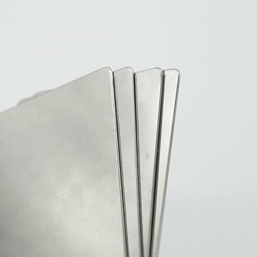 StayMax Metal Engraving Blank Stamping Blanks Metal Plate 10 Pack 3.3 * 2.1 Inch