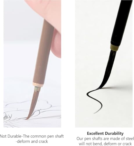 Chinese Painting Brushes Set Flower Bird Line Drawing-3PCS-Small - size: 2CM