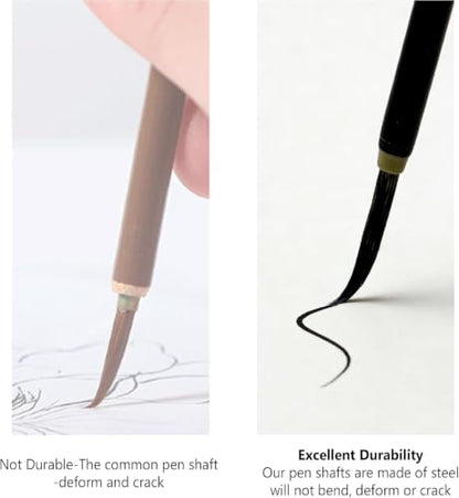 Chinese Painting Brushes Set Flower Bird Line Drawing-3PCS-Small - size: 2CM
