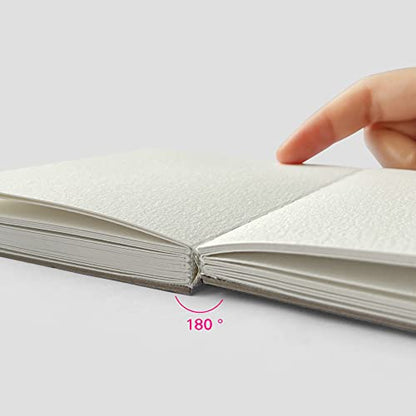 Watercolor Sketchbook 3.9x3.9 Inch 30 Sheets Mini Travel Journal Sketchbook - color: 3.9x3.9 inch-300gsm-sky blue