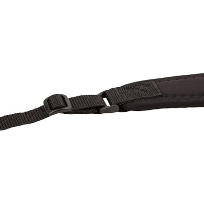 OP/TECH USA Super Classic Camera Strap – Padded Neoprene Neck Strap with Comfort-Stretch & Quick Disconnects | DSLR/SLR/Mirrorless Compatible – Black