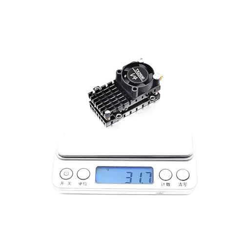 SPARKHOBBY TX2500 V4 VTX 5.8GHz Super Power 2000MW FPV Wireless-Transmitter with Cooling Fan for RC FPV Fixed-Wing Drones Over 20Km Range (TX2500 V4)