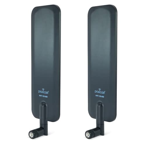 Proxicast 4G, 5G, CBRS 6 dBi Omni-Directional Swivel SMA Terminal Antenna - size: 2 Pack