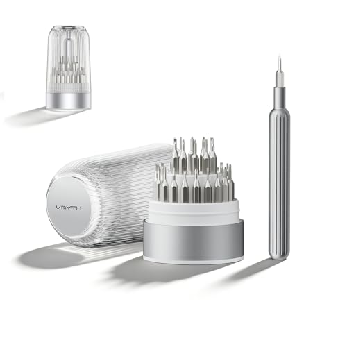31 in 1 Mini Pocket Screwdriver Set, Magnetic Repair Kit - color: Silver
