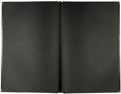 Premium Black Paper Sketchbook (5-1/4'' wide x 8-1/2'' high)