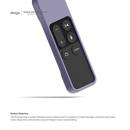 elago R1 Intelli Case for Apple TV 4K Siri Remote 1st Gen - color: Lavender Grey