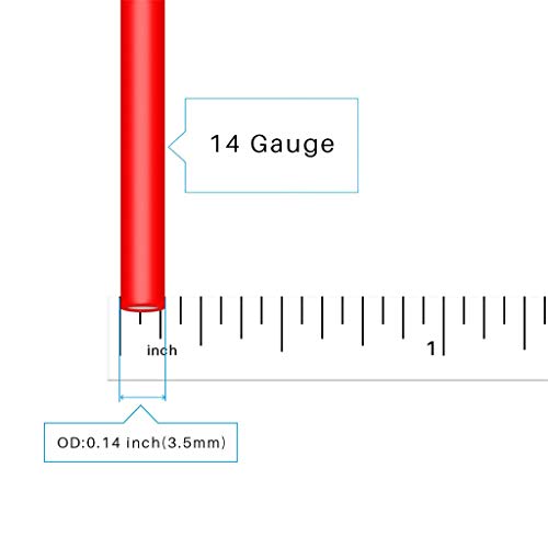BNTECHGO 14 AWG Silicone Wire Red Black 40ft Stranded Tinned Copper Wire - color: Red and Black, size: silicone wire red 40ft and black 40ft
