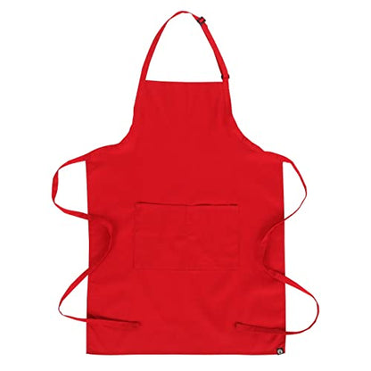 Chef Works Unisex Butcher Apron - color: Red