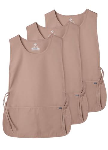 Adar Universal Cobbler Apron 3 Pack - Unisex Cobbler Apron - color: Khaki, size: X-Large