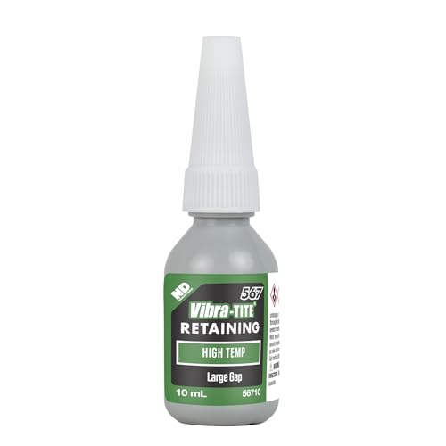 Vibra-TITE 567 Green High Temperature Retaining Compound, 10ml Bottle - size: 10 mililiters