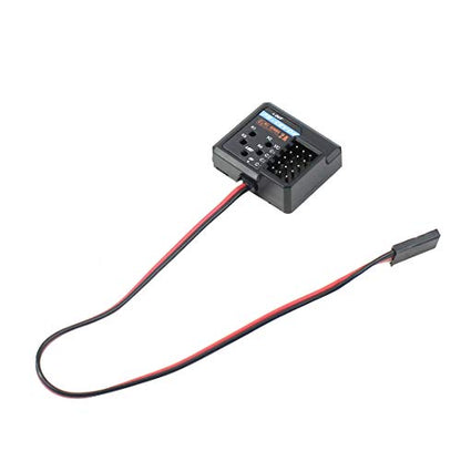 Flysky FPV Racing Transmitter Receiver Temperature Telemetry Data Module Set Voltage Collection Module Serial Bus Receiver for FS I6 I10 IT4S TX IA6B IA4B IA10B RX IBus (FS-CEV04)
