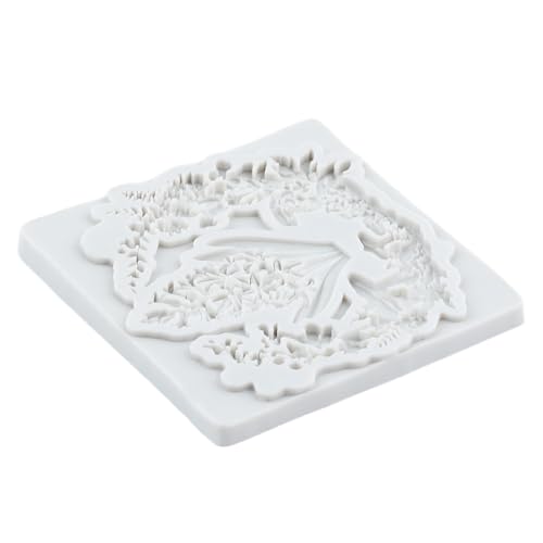 Flower Garland Silicone Molds Mushroom Wreath Polymer Clay Mold - color: Style M