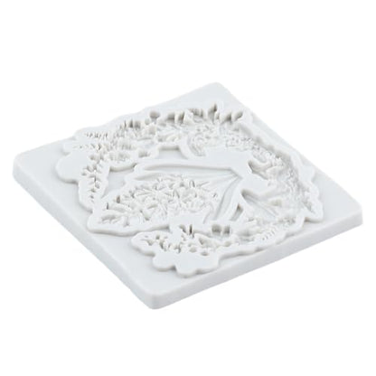 Flower Garland Silicone Molds Mushroom Wreath Polymer Clay Mold - color: Style M