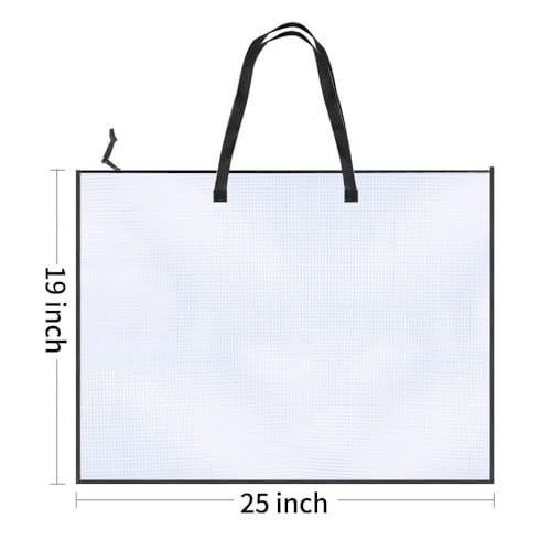 Opret Art Portfolio Bags 19X25 Inch with Handle and Zipper - color: 2 Pack