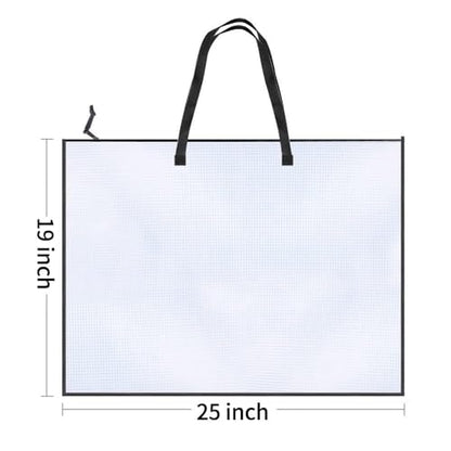 Opret Art Portfolio Bags 19X25 Inch with Handle and Zipper - color: 2 Pack