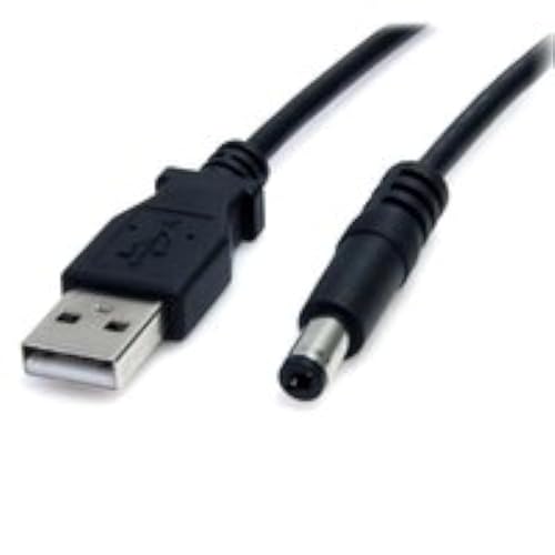 StarTech 3FT USB to Type M Barrel DC Power Cable (Pack of 2) - size: 3 ft / 1m (Pack of 2), style: Type M