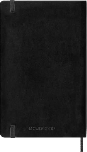 Moleskine Classic Notebook, Soft Cover, Large (5" x 8.25") Dotted, Black, 192 pages