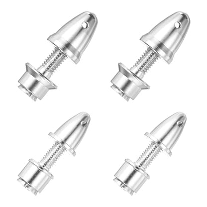 MECCANIXITY Propeller Adapter RC Plane Airplane Spinners, 3mm Aperture and 5/6mm Output Axle Propeller Adapter Saver for Shaft Brushless Motor Speed Controllers, Pack of 4 - size: 3mm x 5/6mm