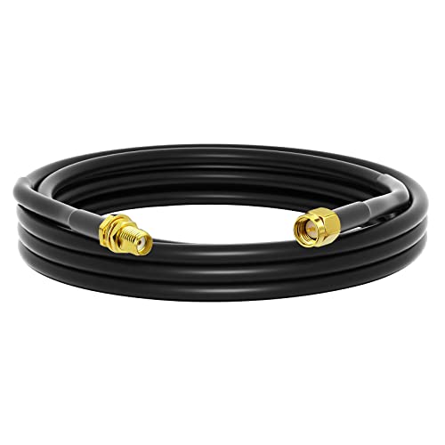 onelinkmore RG58 SMA Male to Female Cable 10Ft, 50 Ohm Low Loss - size: 10FT
