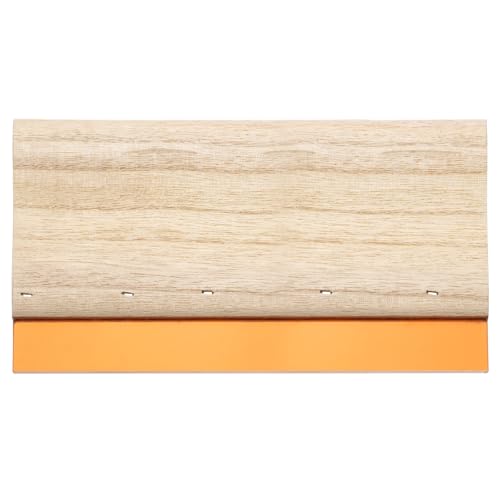 HARFINGTON Screen Printing Squeegee 8 Inch 65 Durometer Polyurethane Blade Wooden Handle Ink Scraper for Screen Printing Fabric Printmaking