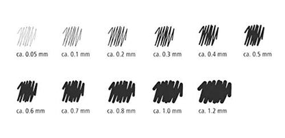 Staedtler Pigment Liner, 0.2mm, Black Ink (308-0.2) - style: 0.2mm