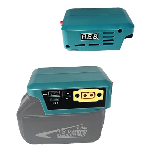Multifunction Battery Adapter for Mak.ita 18V Batteries - color: blue(for Makita)