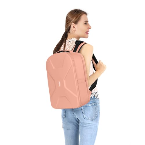 MOSISO Camera Backpack, DSLR/SLR/Mirrorless Photography Camera Bag - color: Salmon Pink